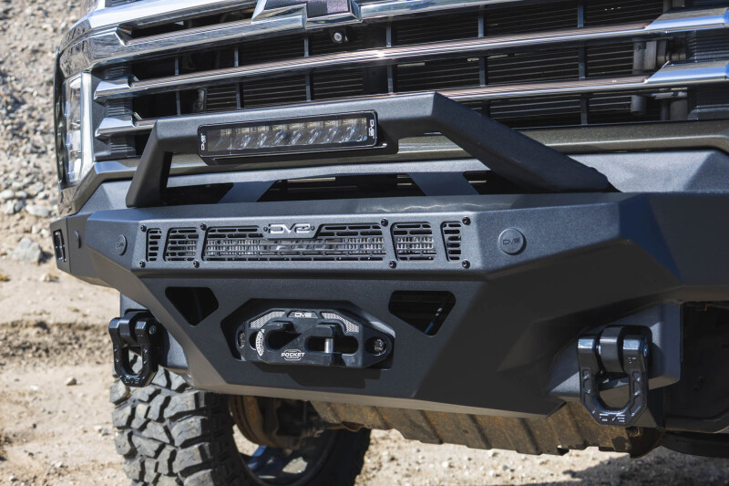 Chevrolet Silverado 3500 Front Bumper - DV8 Offroad - Spec Series - Micro-Texture Black - `20-`23